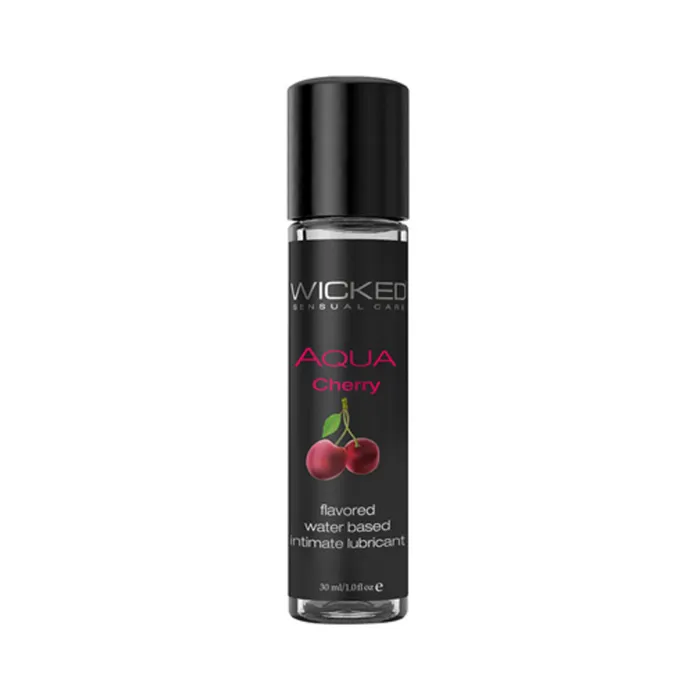 Lubricants Fairvillacom Wicked Aqua Flavored Lubricant Cherry 1oz