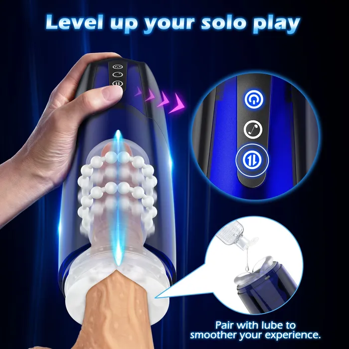 Male Sex Toys Amovibe Thrusting Male Masturbator