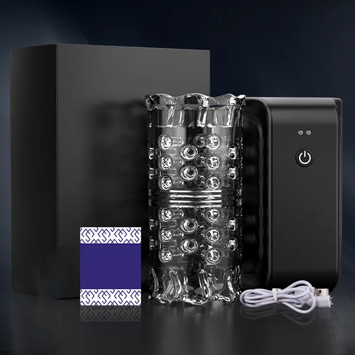 Male Sex Toys Auto Masturbator with 7 Thrusting Rotating Design Amovibe