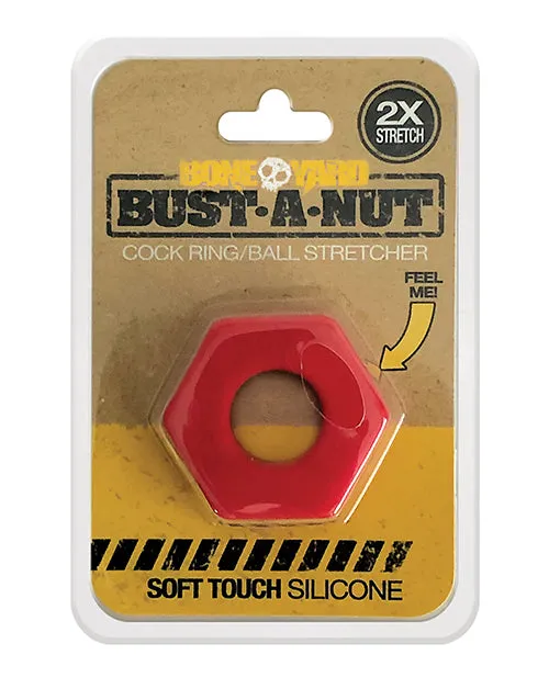 Male Sex Toys Boneyard Bust a Nut Cock Ring Red Fairvillacom
