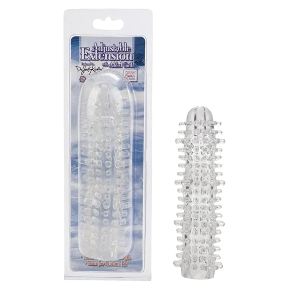 Male Sex Toys Dr Joel Kaplan Adjustable Extension Added Girth Clear Fairvillacom