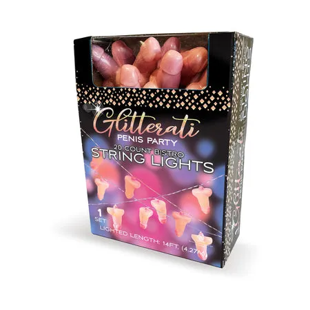 Male Sex Toys Fairvillacom Glitterati Penis Party String Lights 14 ft