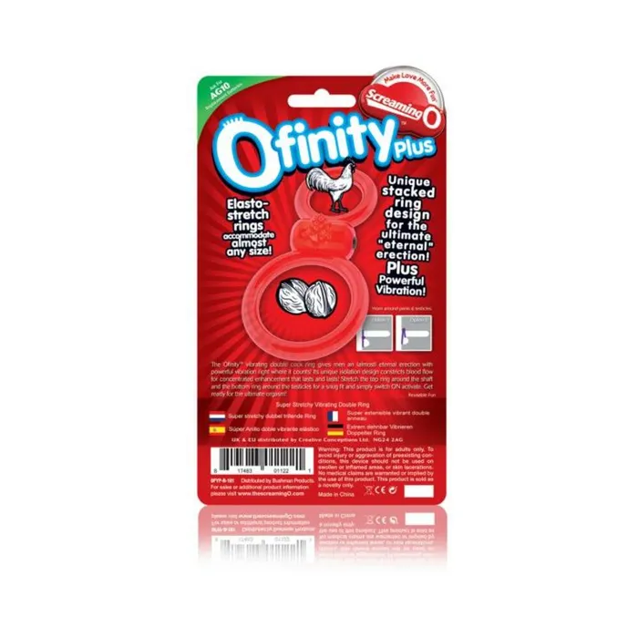 Male Sex Toys Fairvillacom Screaming O Ofinity Plus Red Ring Loose