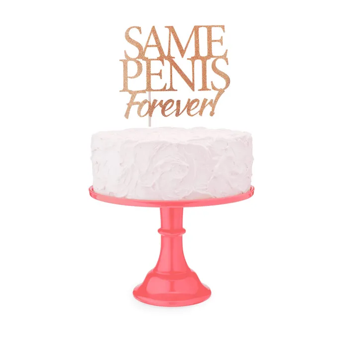 Male Sex Toys Glitterati Same Penis Forever Cake Topper ShhhWndsr Male Sex Toys Glitterati Same Penis Forever Cake Topper ShhhWndsr