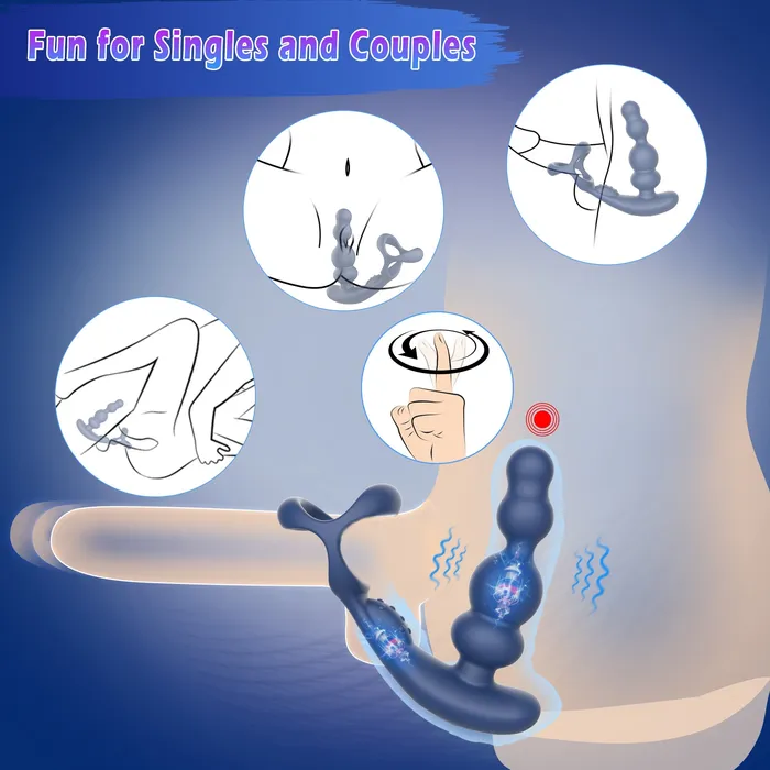 Male Sex Toys KERERO Anal Toys with 10 Vibrating 3 Rotation Settings KERERO Male Sex Toys KERERO Anal Toys with 10 Vibrating 3 Rotation Settings KERERO