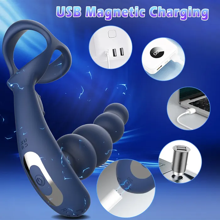 Male Sex Toys KERERO Anal Toys with 10 Vibrating 3 Rotation Settings KERERO Male Sex Toys KERERO Anal Toys with 10 Vibrating 3 Rotation Settings KERERO