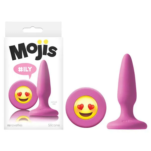 Male Sex Toys Mojis ILY 86 cm 34 Mini Butt Plug with Emoji Base ShhhWndsr