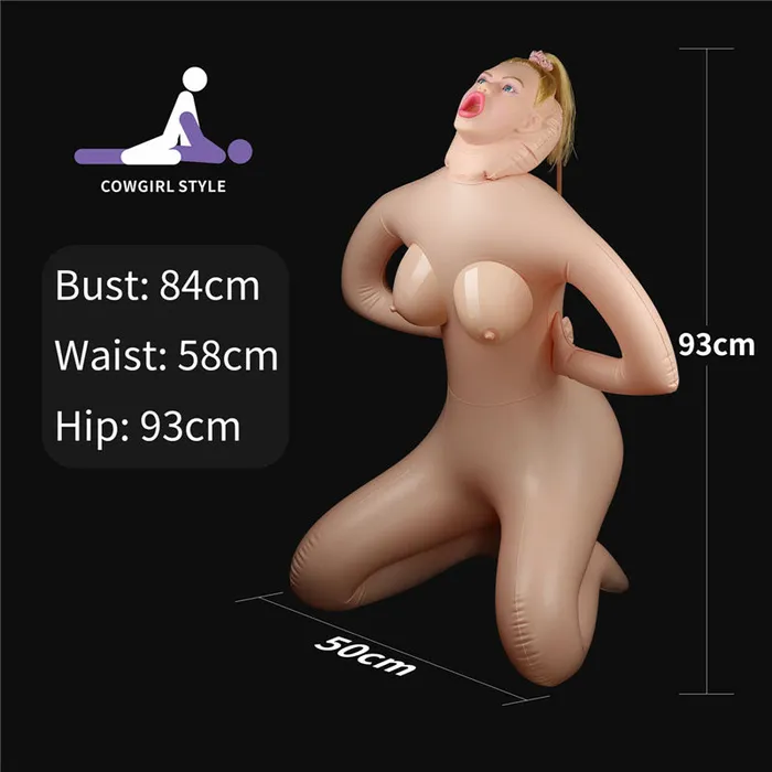 Male Sex Toys ShhhWndsr Fayola Cowgirl Position Blow Up Sex Doll