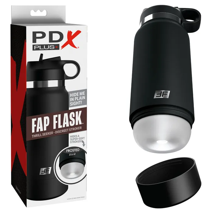Male Sex Toys ShhhWndsr PDX Plus Fap Flask Thrill Seeker Frosted Discreet Stroker Male Sex Toys ShhhWndsr PDX Plus Fap Flask Thrill Seeker Frosted Discreet Stroker