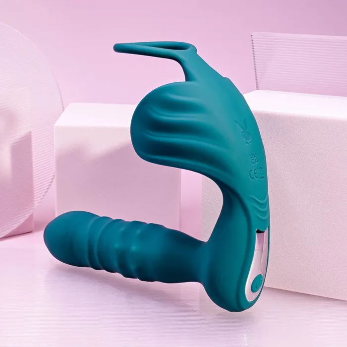 Male Sex Toys ShhhWndsr Playboy Pleasure BRING IT ON Plug Cock Ring Green Male Sex Toys ShhhWndsr Playboy Pleasure BRING IT ON Plug Cock Ring Green