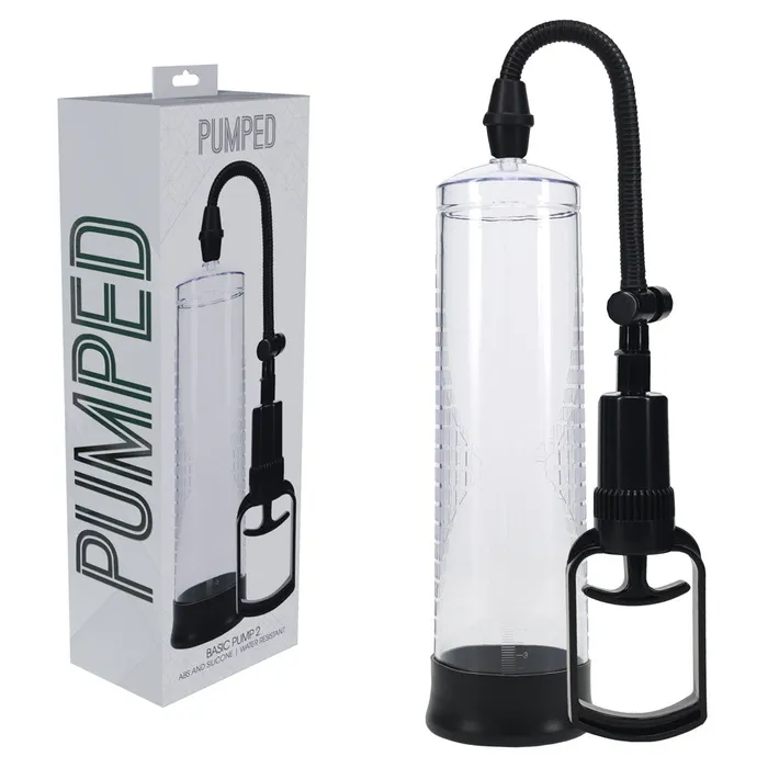 Male Sex Toys ShhhWndsr PUMPED Basic Pump 2 Transparent Penis Pump