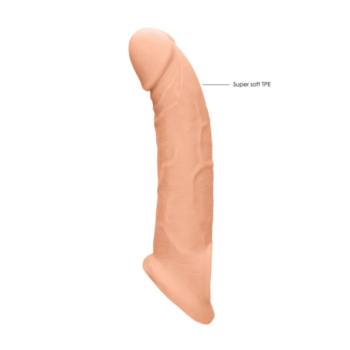 Male Sex Toys ShhhWndsr REALROCK 9 Realistic Penis Extender with Cock Rings Flesh Male Sex Toys ShhhWndsr REALROCK 9 Realistic Penis Extender with Cock Rings Flesh