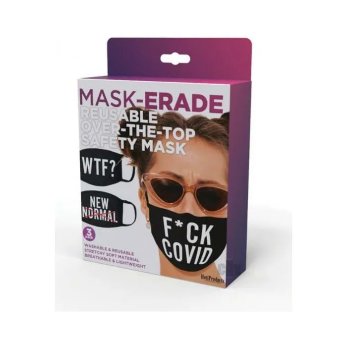 Maskerade Masks F Covidwtfnew Normal 3pack Fairvillacom Enhancers