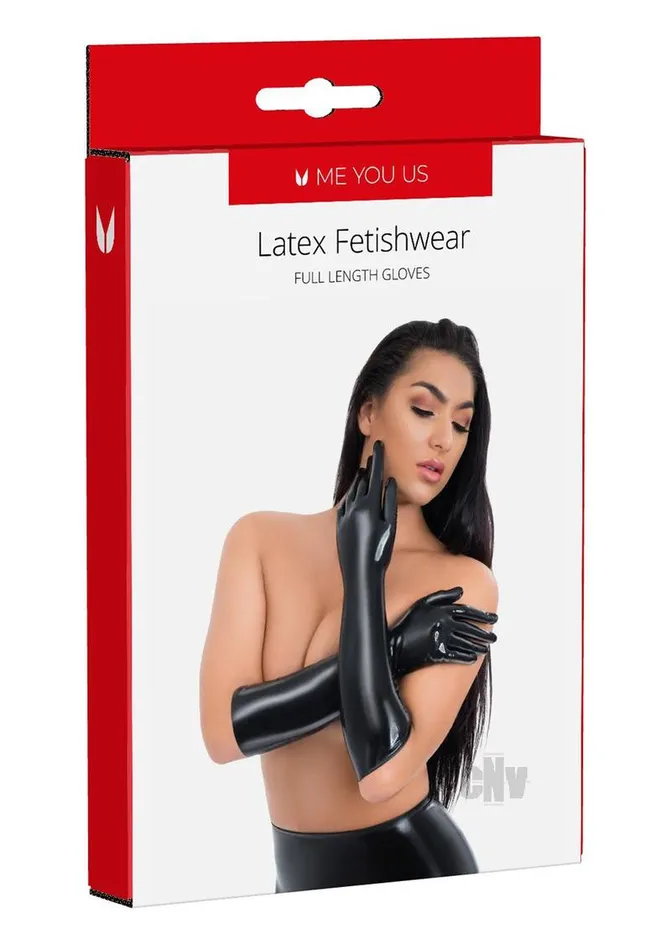 Myu Latex Full Length Glove Sm Black Fairvillacom Anal
