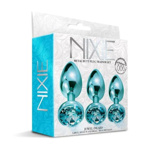 NIXIE METAL PLUG TRAINER SET BLUE METALLIC Fairvillacom Anal