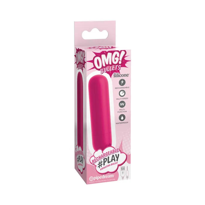 Omg Bullets Play Rechargeable Vibrating Bullet Fairvillacom Female Sex Toys