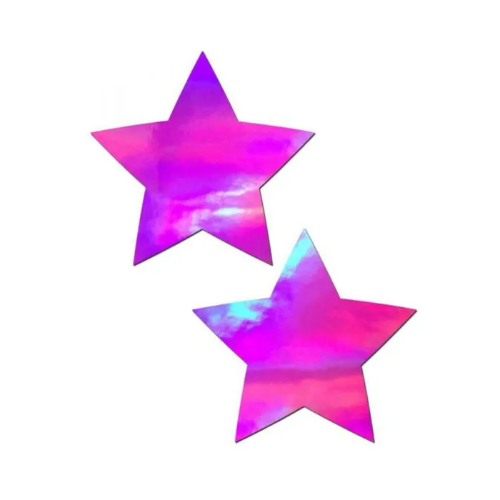 Pastease Holographic Star Pink Pasties OS Fairvillacom Vibrators