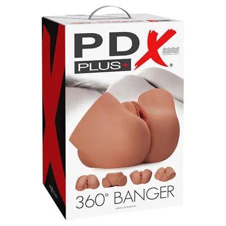 PDX Plus 360 Banger Brown Fairvillacom Male Sex Toys