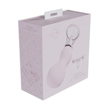 Pumped Sensual Automatic Rechargeable Vulva Breast Pump Pink Fairvillacom Vibrators