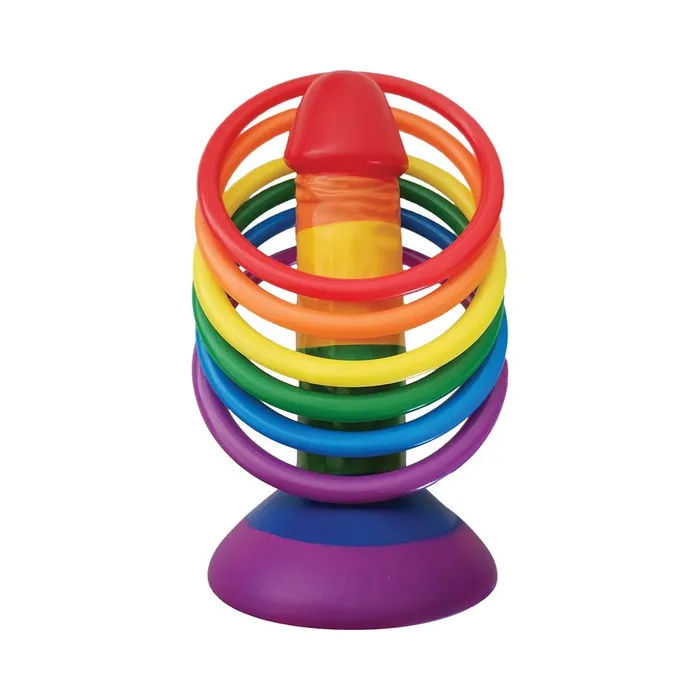 Rainbow Pecker Party Ring Toss Game 6 Rings Fairvillacom Couples