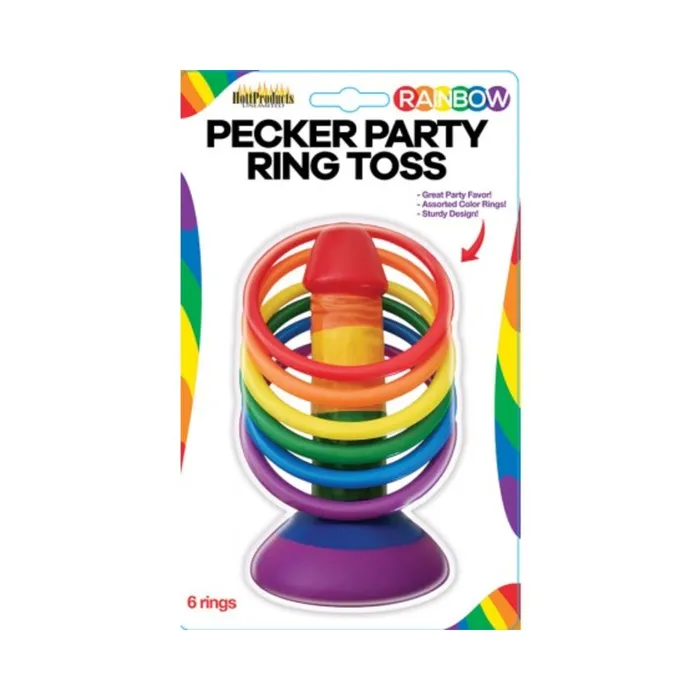 Rainbow Pecker Party Ring Toss Game 6 Rings Fairvillacom Couples