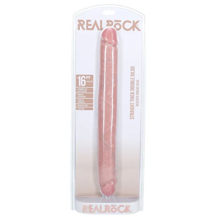 REALROCK 40cm Thick Double Dildo Flesh ShhhWndsr Dildos REALROCK 40cm Thick Double Dildo Flesh ShhhWndsr Dildos
