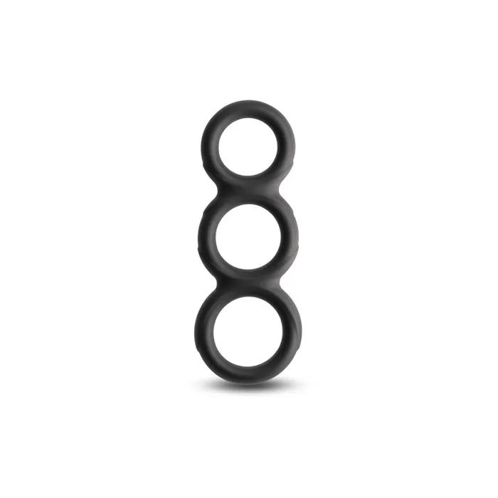 Renegade Threefold Cock Ring Black ShhhWndsr Male Sex Toys