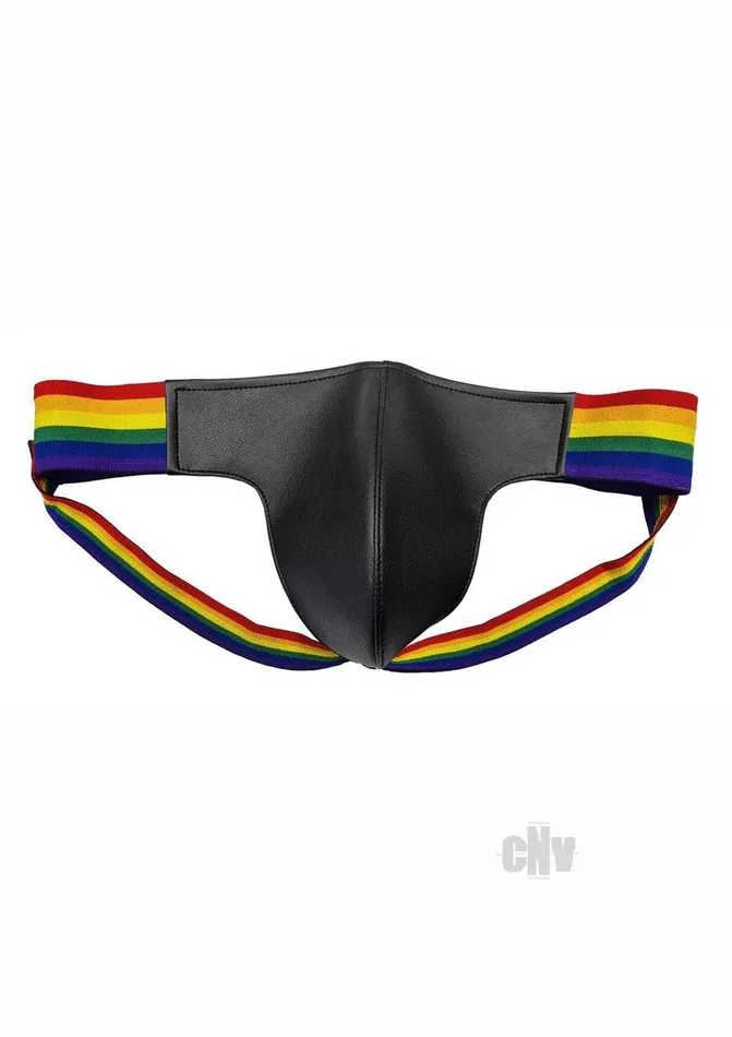 Restraints Leather Jock W Pride Stripes Md Fairvillacom
