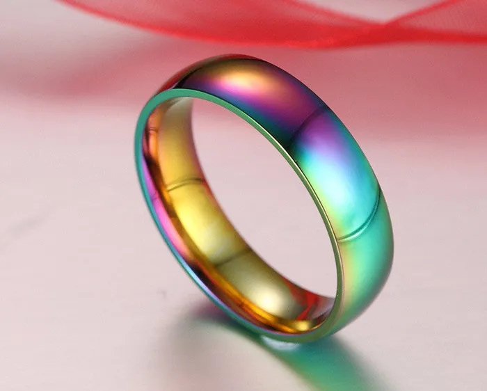 Ring LGBT Pride Unisex rainbow ring 9 sizes ShhhOb Male Sex Toys Ring LGBT Pride Unisex rainbow ring 9 sizes ShhhOb Male Sex Toys