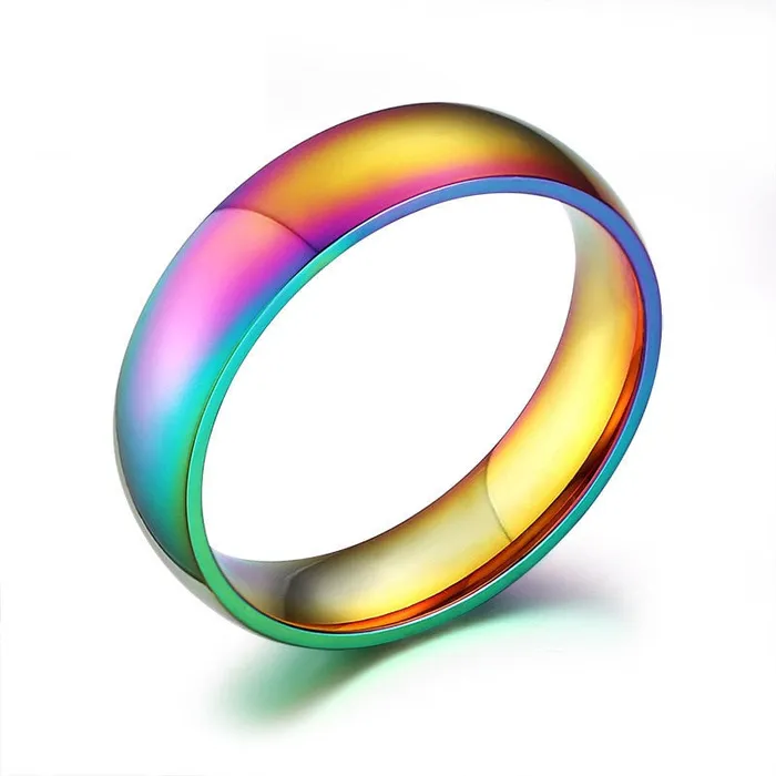 Ring LGBT Pride Unisex rainbow ring 9 sizes ShhhOb Male Sex Toys Ring LGBT Pride Unisex rainbow ring 9 sizes ShhhOb Male Sex Toys