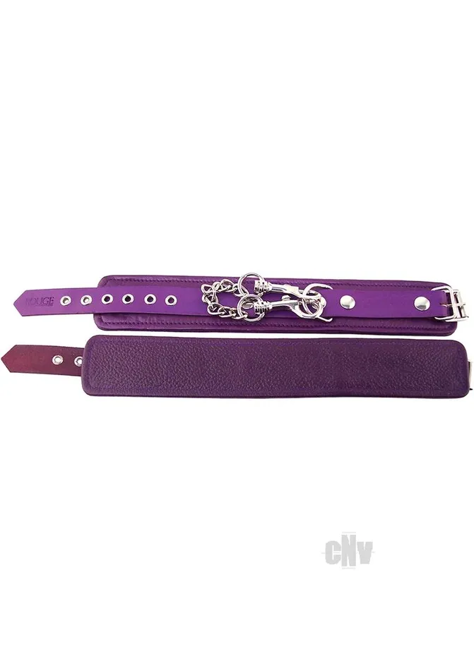 Rouge Plain Wrist Cuffs Purple Fairvillacom Vibrators