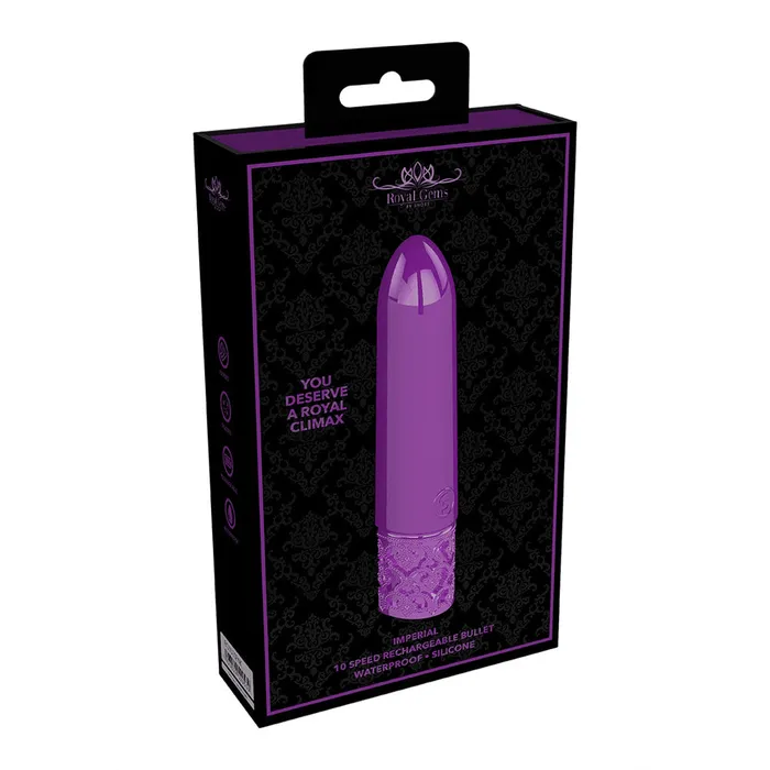 Royal Gems Imperial Rechargeable Silicone Bullet Purple Fairvillacom Female Sex Toys Royal Gems Imperial Rechargeable Silicone Bullet Purple Fairvillacom Female Sex Toys