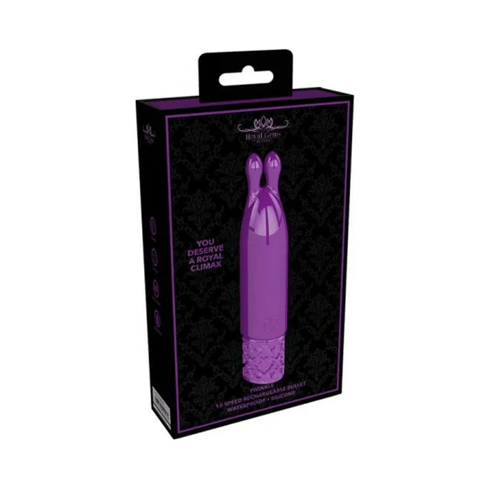 Royal Gems Twinkle Silicone Rechargeable Bullet Purple Fairvillacom Female Sex Toys Royal Gems Twinkle Silicone Rechargeable Bullet Purple Fairvillacom Female Sex Toys