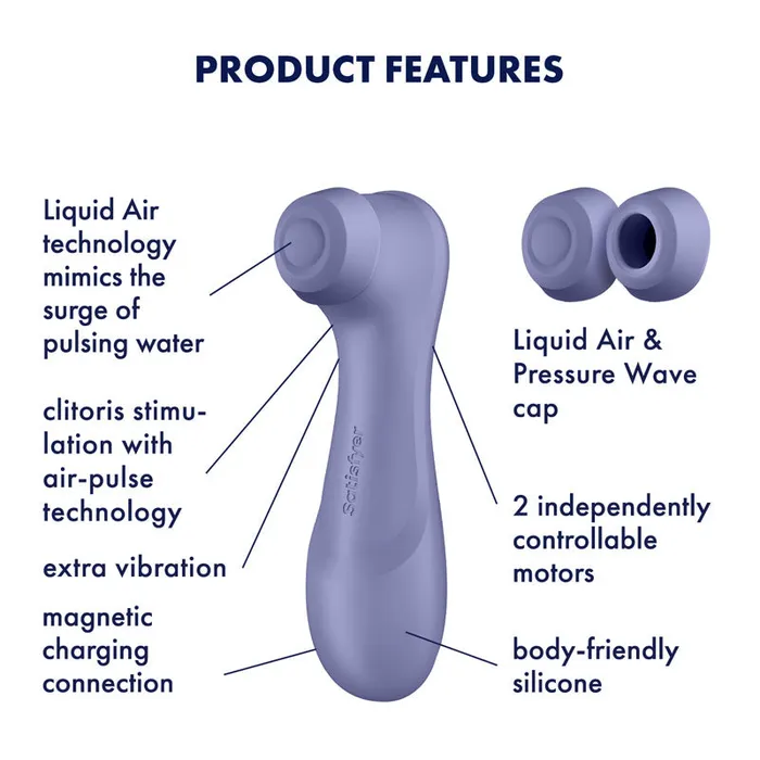 Satisfyer Pro 2 Gen 3 Lilac TouchFree USBRechargeable Clit Stimulator ShhhWndsr Vibrators Satisfyer Pro 2 Gen 3 Lilac TouchFree USBRechargeable Clit Stimulator ShhhWndsr Vibrators