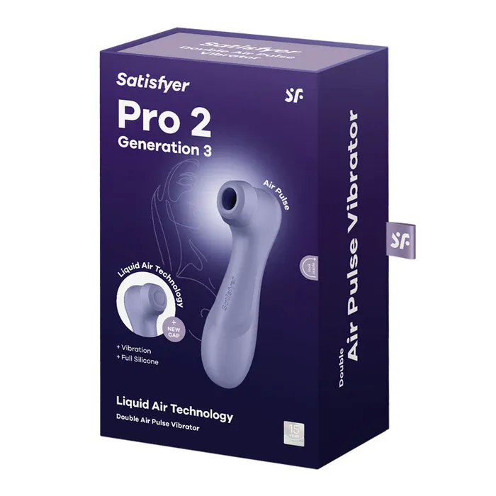 Satisfyer Pro 2 Gen 3 Lilac TouchFree USBRechargeable Clit Stimulator ShhhWndsr Vibrators Satisfyer Pro 2 Gen 3 Lilac TouchFree USBRechargeable Clit Stimulator ShhhWndsr Vibrators