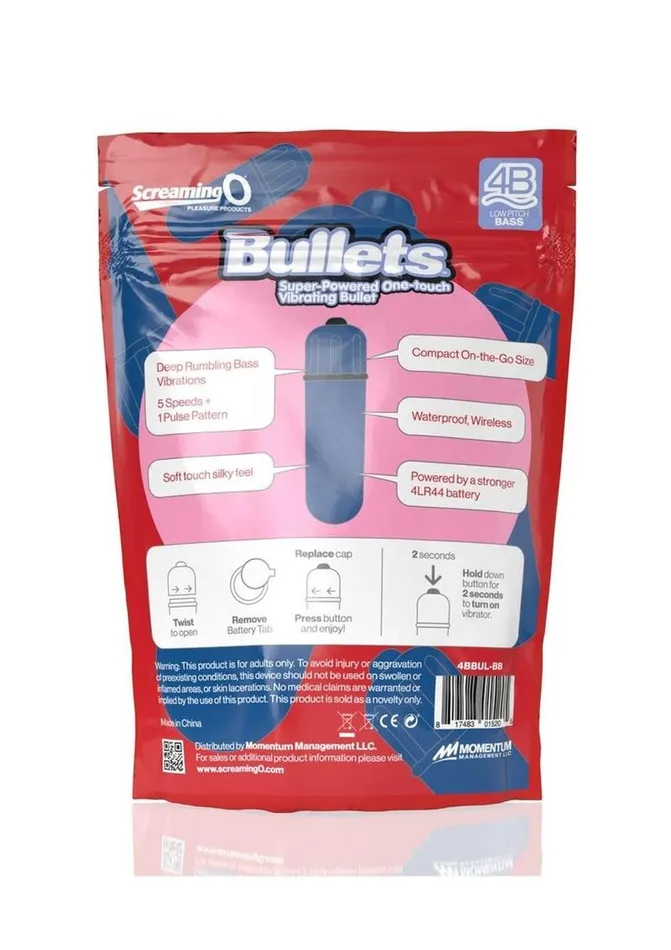 Screaming O 4b Bullet Vibrator Screaming O Female Sex Toys