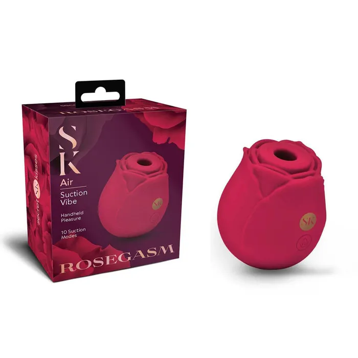 Secret Kisses ROSEGASM AIR Pulse Clit Massager ShhhWndsr Vibrators