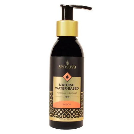 Sensuva Natural Water Based Personal Moisturizer 4 oz Peach Fairvillacom Vibrators