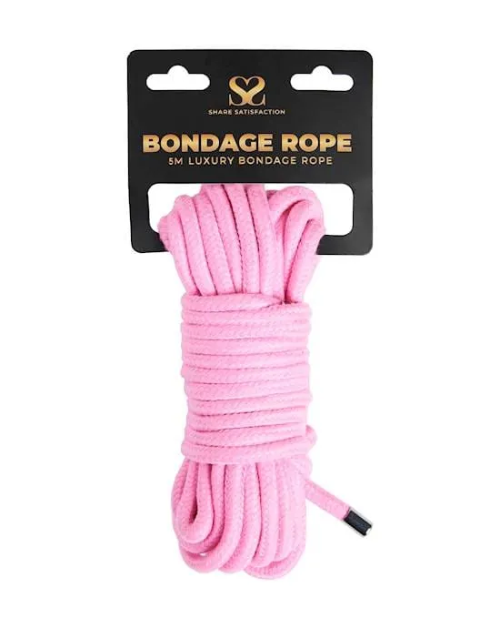 Share Satisfaction Couples Luxury Bondage Rope 10m
