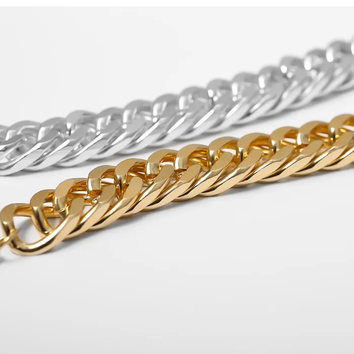 Shhhep Anal Bracelet chunky gold or silver links Shhhep Anal Bracelet chunky gold or silver links