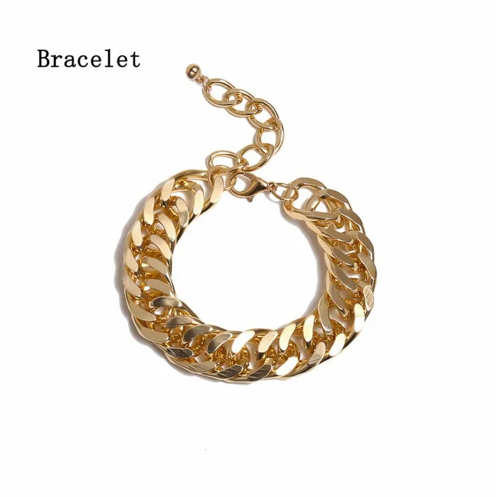 Shhhep Anal Bracelet chunky gold or silver links Shhhep Anal Bracelet chunky gold or silver links