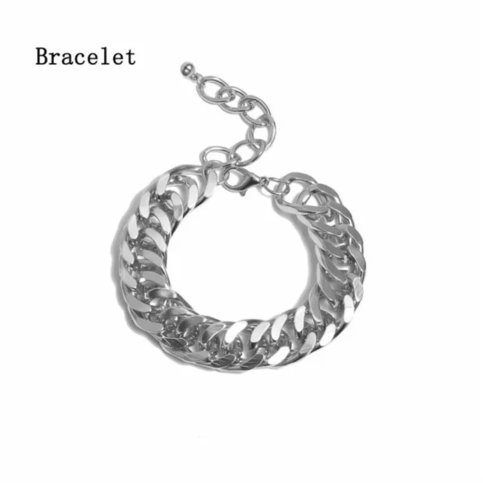 Shhhep Anal Bracelet chunky gold or silver links Shhhep Anal Bracelet chunky gold or silver links
