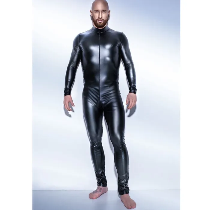 ShhhOb Female Sex Toys Latex bodysuit men Wet look