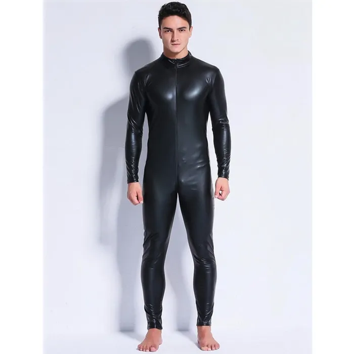 ShhhOb Female Sex Toys Latex bodysuit men Wet look