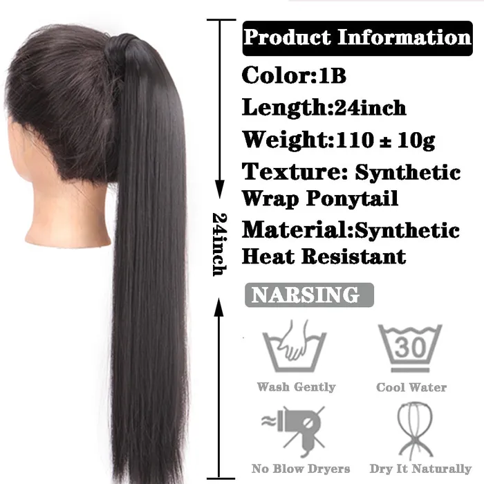 ShhhOb Ponytail Hair Extension 60cm 34 styles colours Male Sex Toys ShhhOb Ponytail Hair Extension 60cm 34 styles colours Male Sex Toys