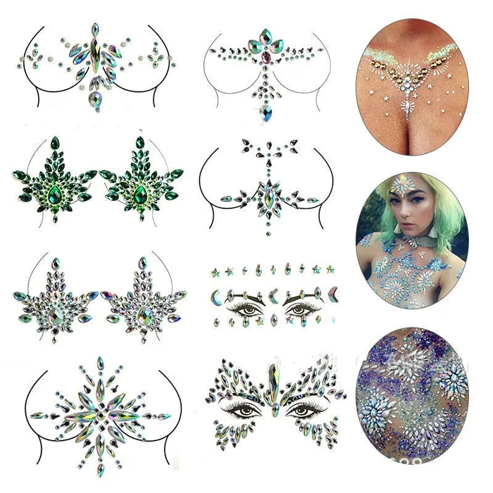 ShhhOb Vibrators Face and Neck temporary JEWELLERY stickons for women
