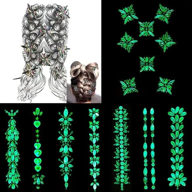 ShhhOb Vibrators Face and Neck temporary JEWELLERY stickons for women