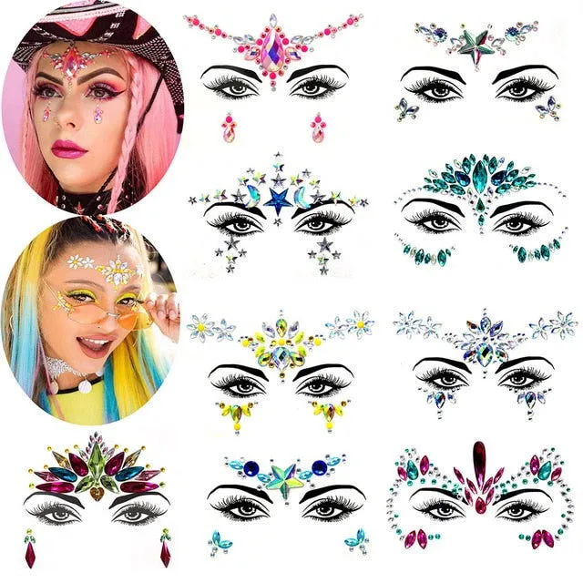 ShhhOb Vibrators Face and Neck temporary JEWELLERY stickons for women
