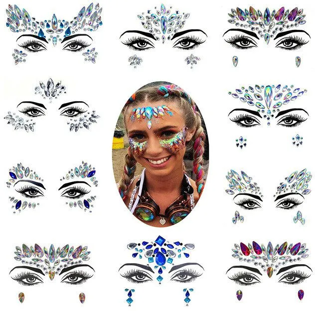 ShhhOb Vibrators Face and Neck temporary JEWELLERY stickons for women
