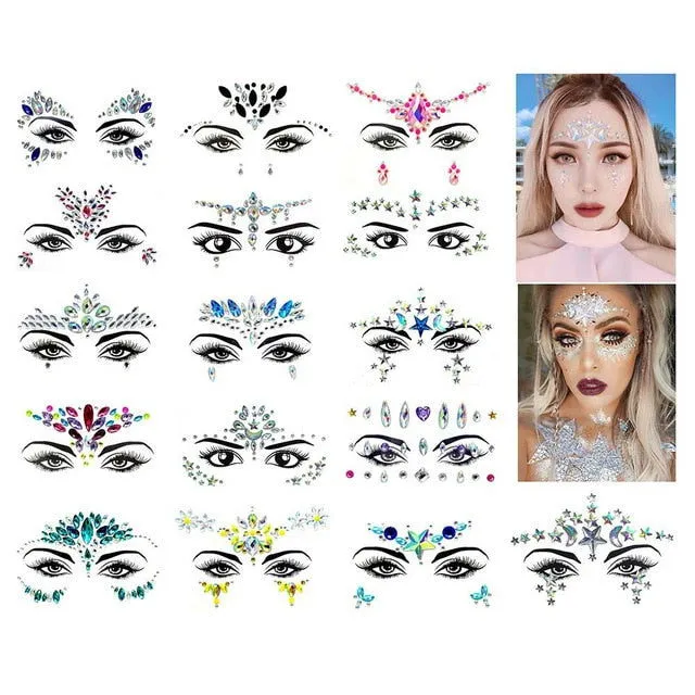 ShhhOb Vibrators Face and Neck temporary JEWELLERY stickons for women